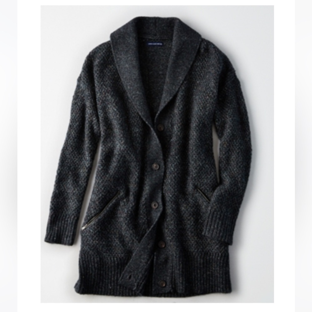 Slouchy Shawl Collar Cardigan